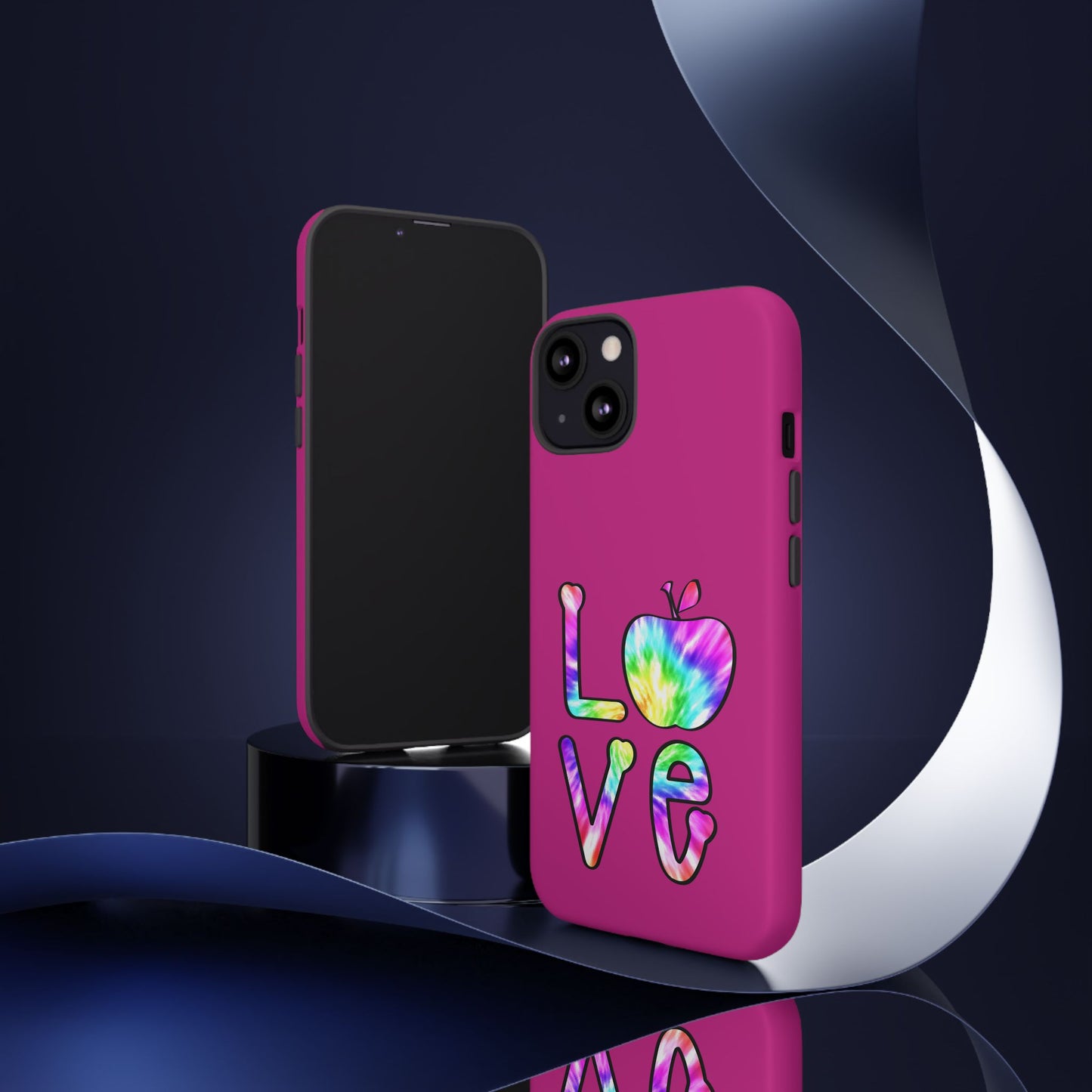 Colorful Love Phone Case, Tough Cases for iPhone, Cute Phone Accessory, Gift for Her, Summer Vibe Phone Cover