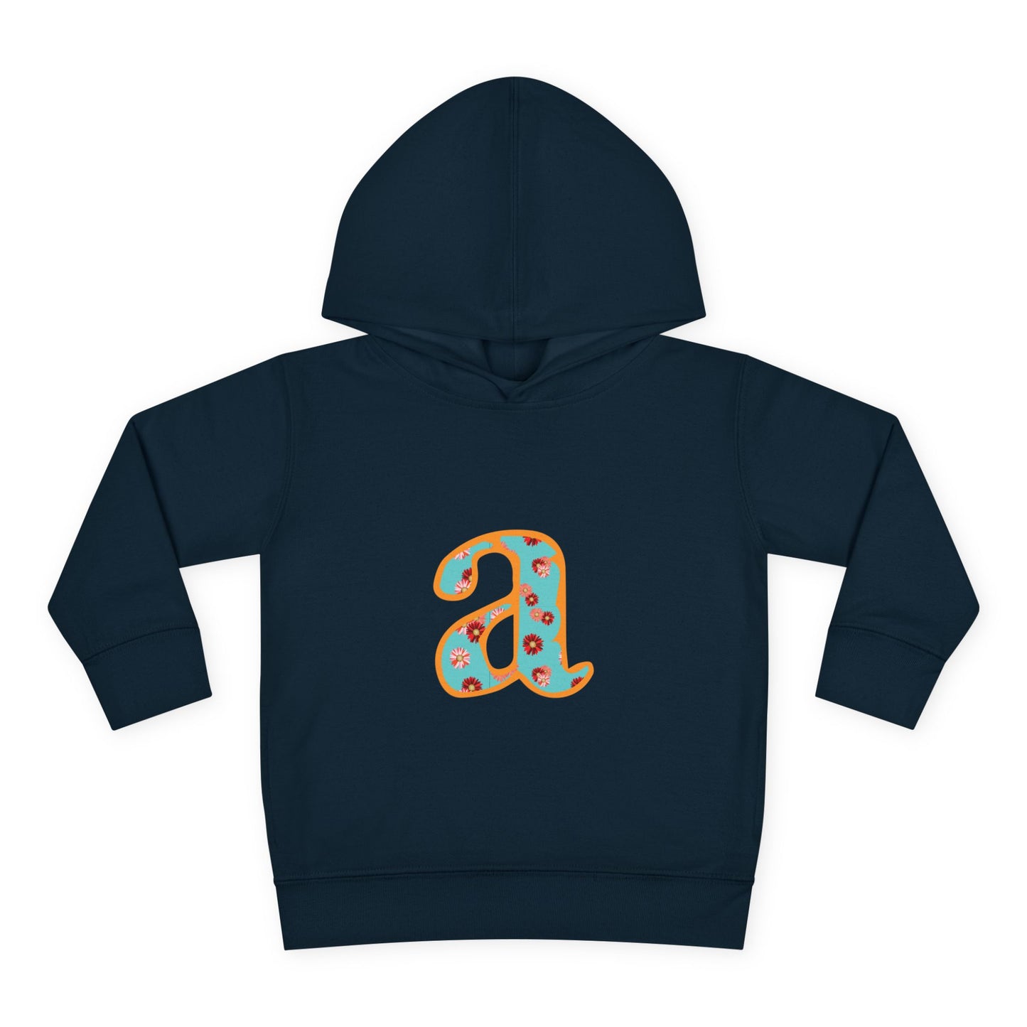 Personalized Toddler Fleece Hoodie, Cozy Kids Sweatshirt, Customizable Letter Hoodie, Fun Pullover for Toddlerwear, Perfect Gift for Kids