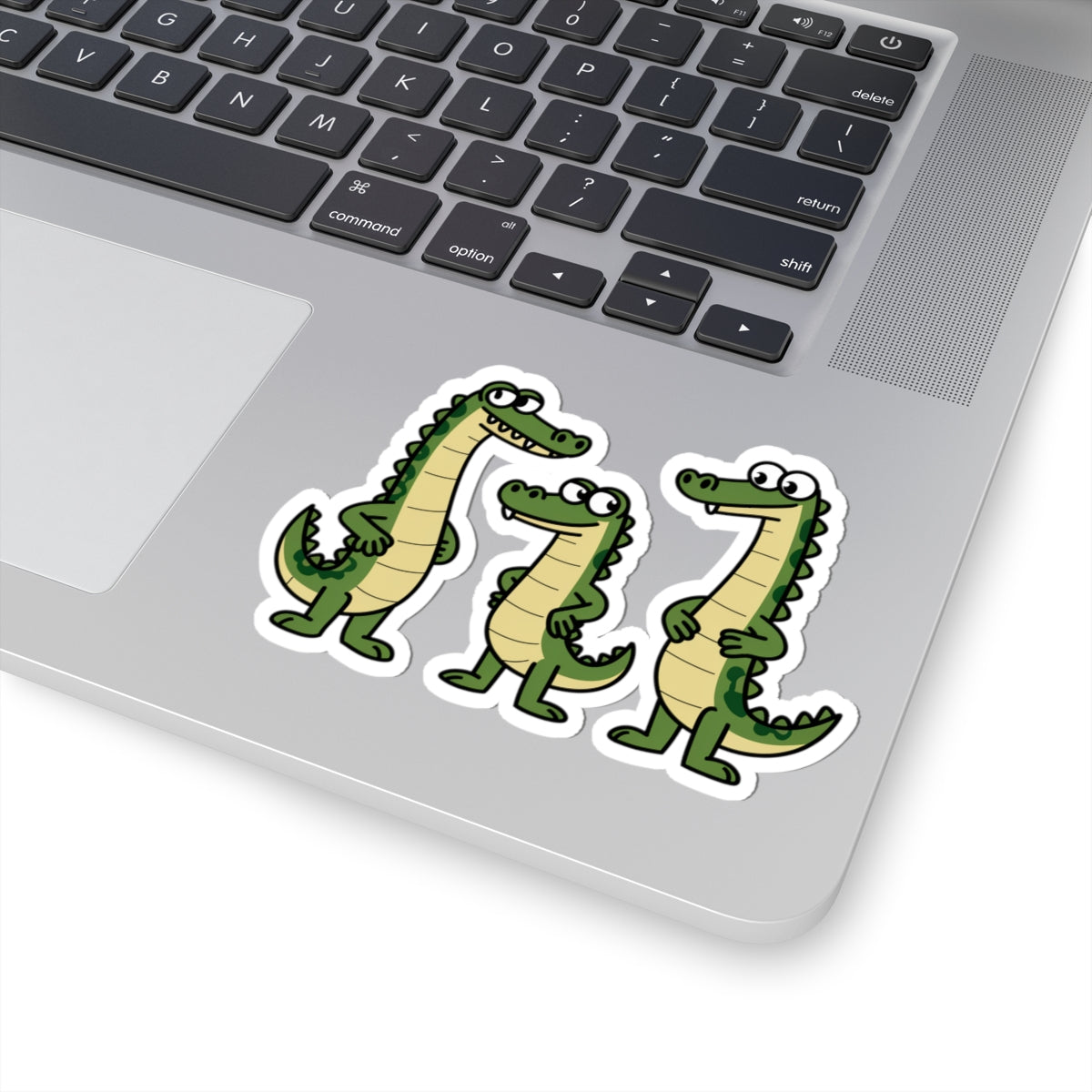 Playful Alligator Kiss-Cut Stickers | Fun Decor for Laptops, Water Bottles, Notebooks, and Gifts