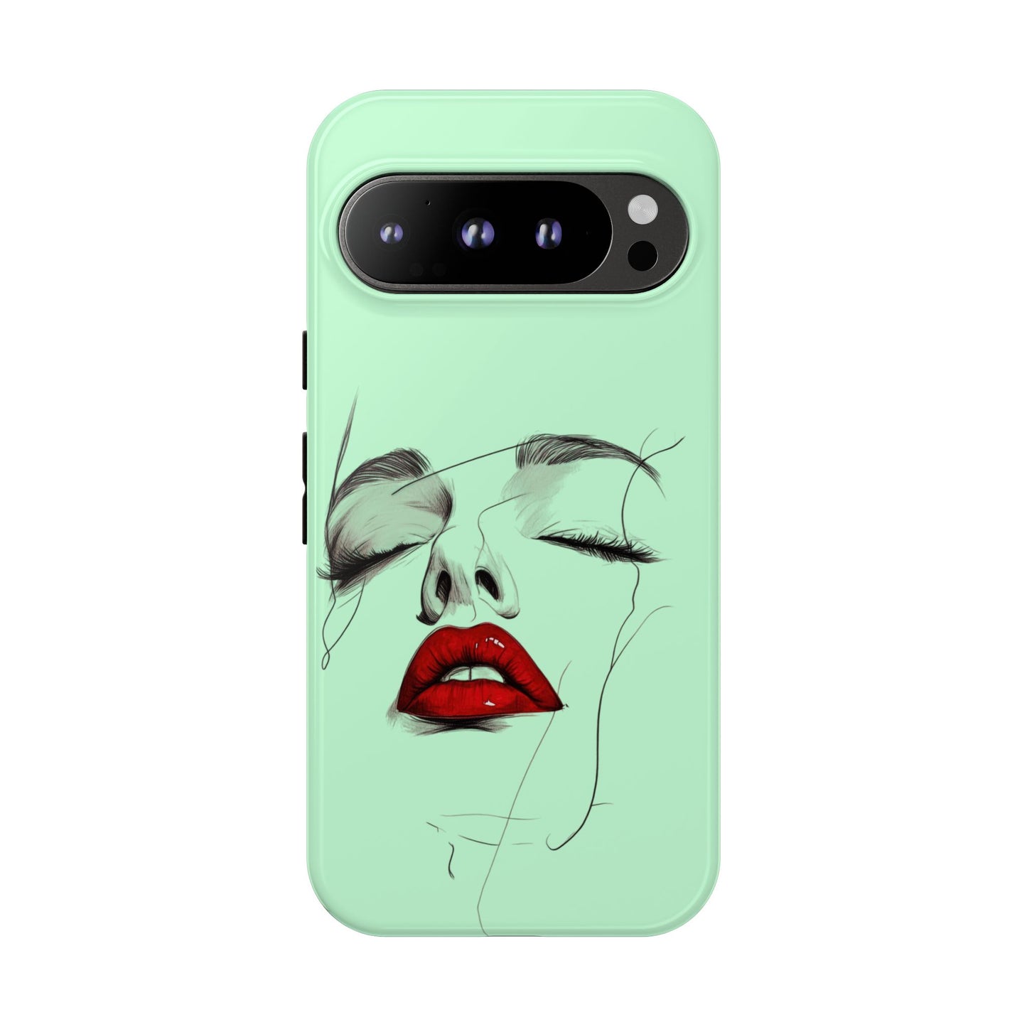 Stylish Phone Case, Artistic Phone Cover, Trendy Tech Accessory, Unique Cell Phone Protector, Gift for Her, Modern Aesthetic