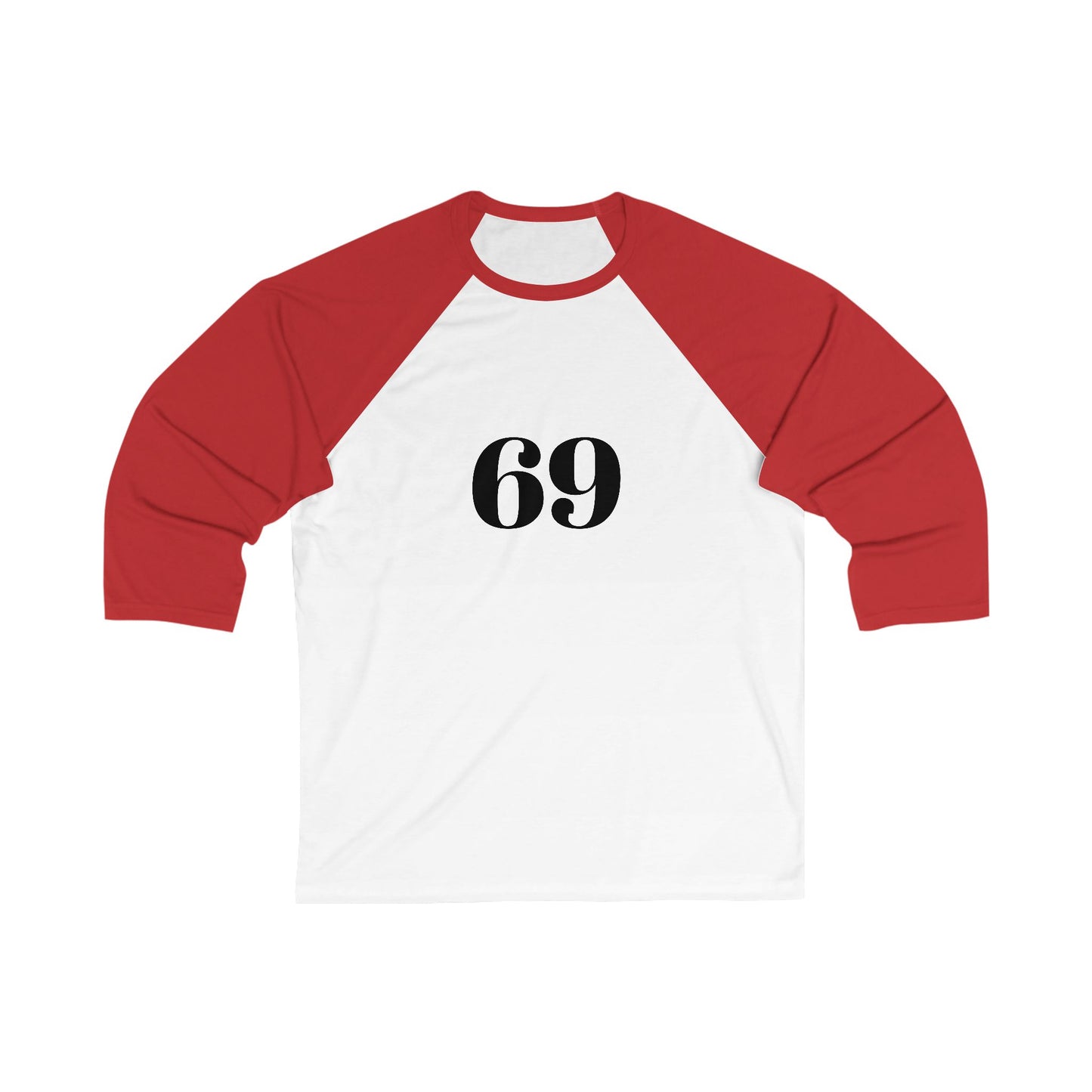 Customizable Unisex Baseball Tee, 3/4 Sleeve Shirt, Retro Sports Tee