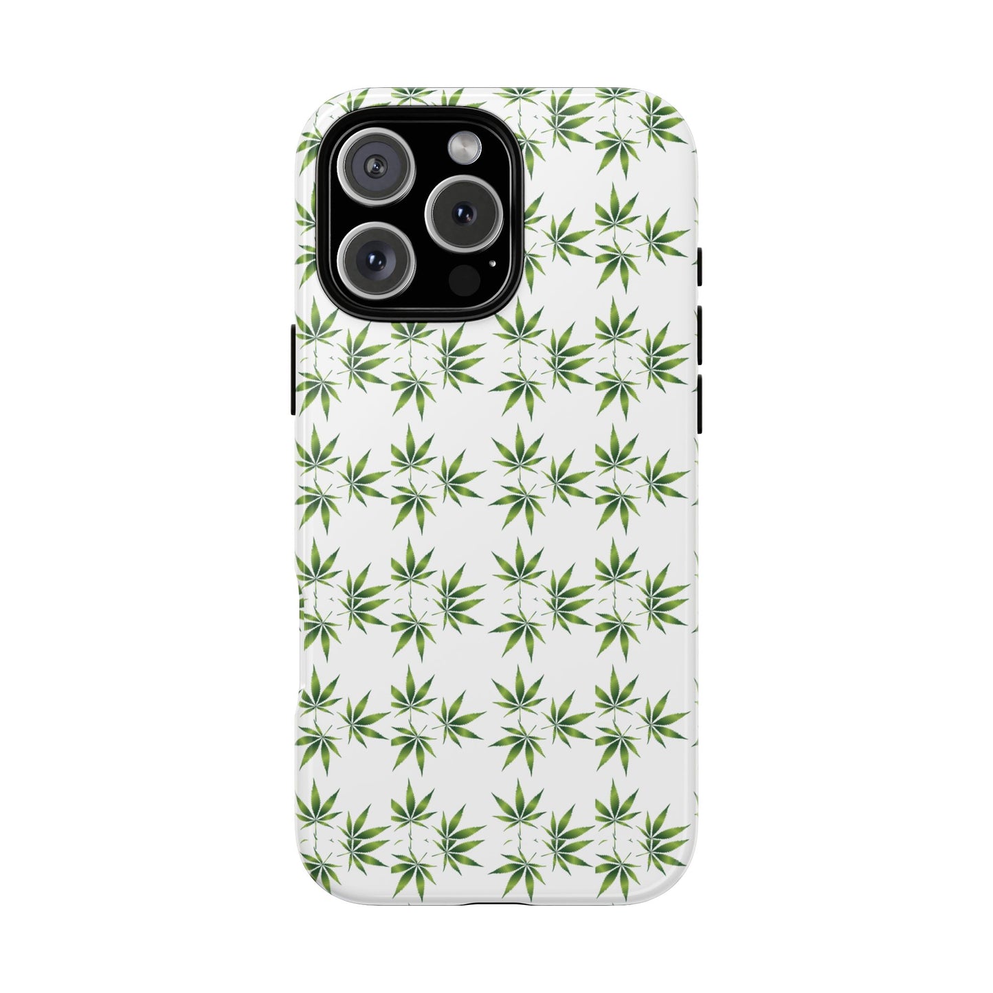 Stylish Phone Case with Cannabis Leaf Design, Durable Phone Cover, Gift for Stoner Friends, Unique Phone Accessory, Nature-Inspired Design