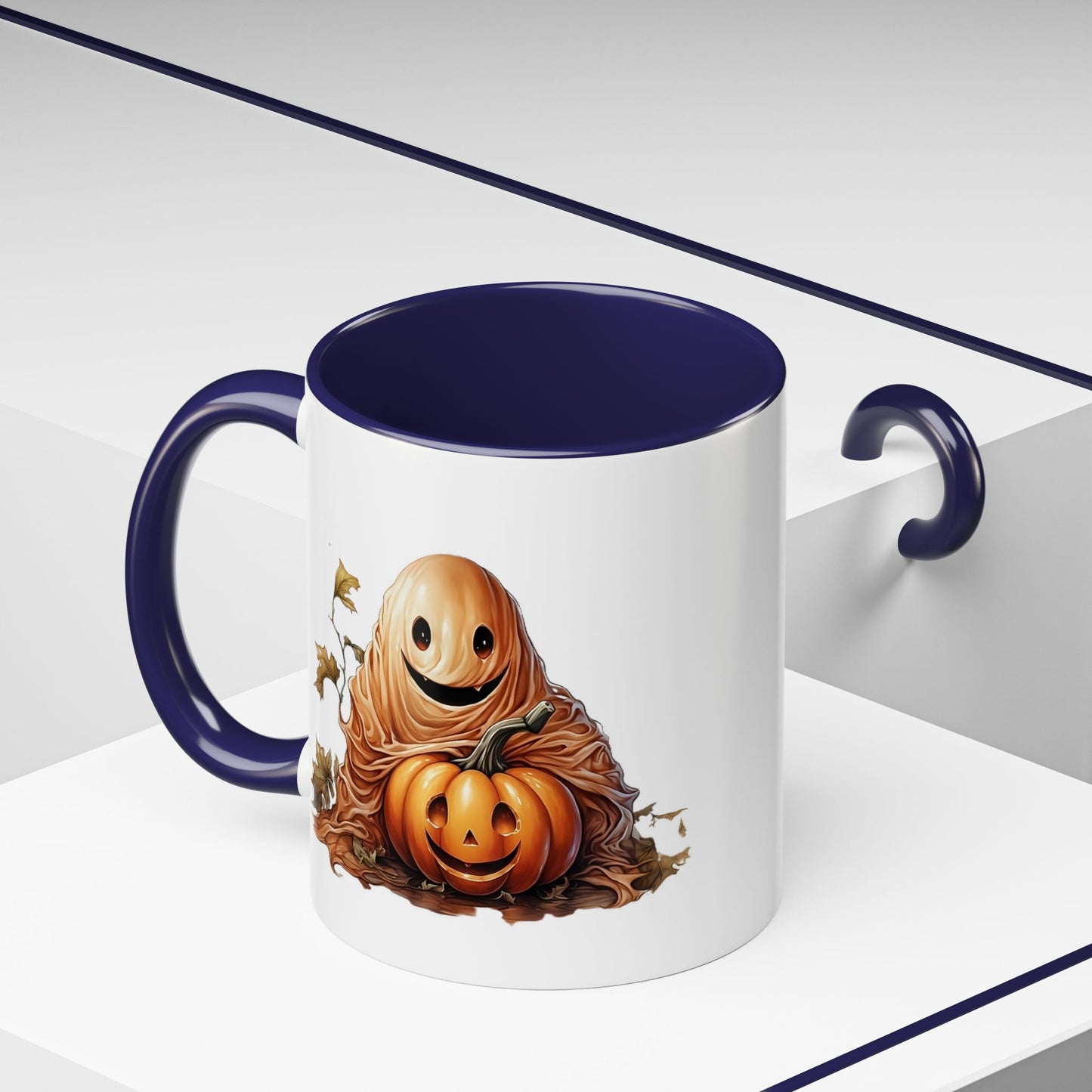 Whimsical Halloween Coffee Mug | Pumpkin-Inspired Drinkware, Cute Fall Decor, Gift for Pumpkin Lovers, Cozy Autumn Vibe