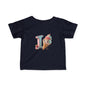 Ice Cream Letter J Infant Tee, Cute Baby Shirt, Kids Birthday Gift, Summer Outfit, Personalized Toddler Gift