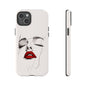 Stylish Phone Case with Artistic Lip Design, Femme Tech Accessory, Trendy Device Cover, Gift for Her, Unique Phone Accessories