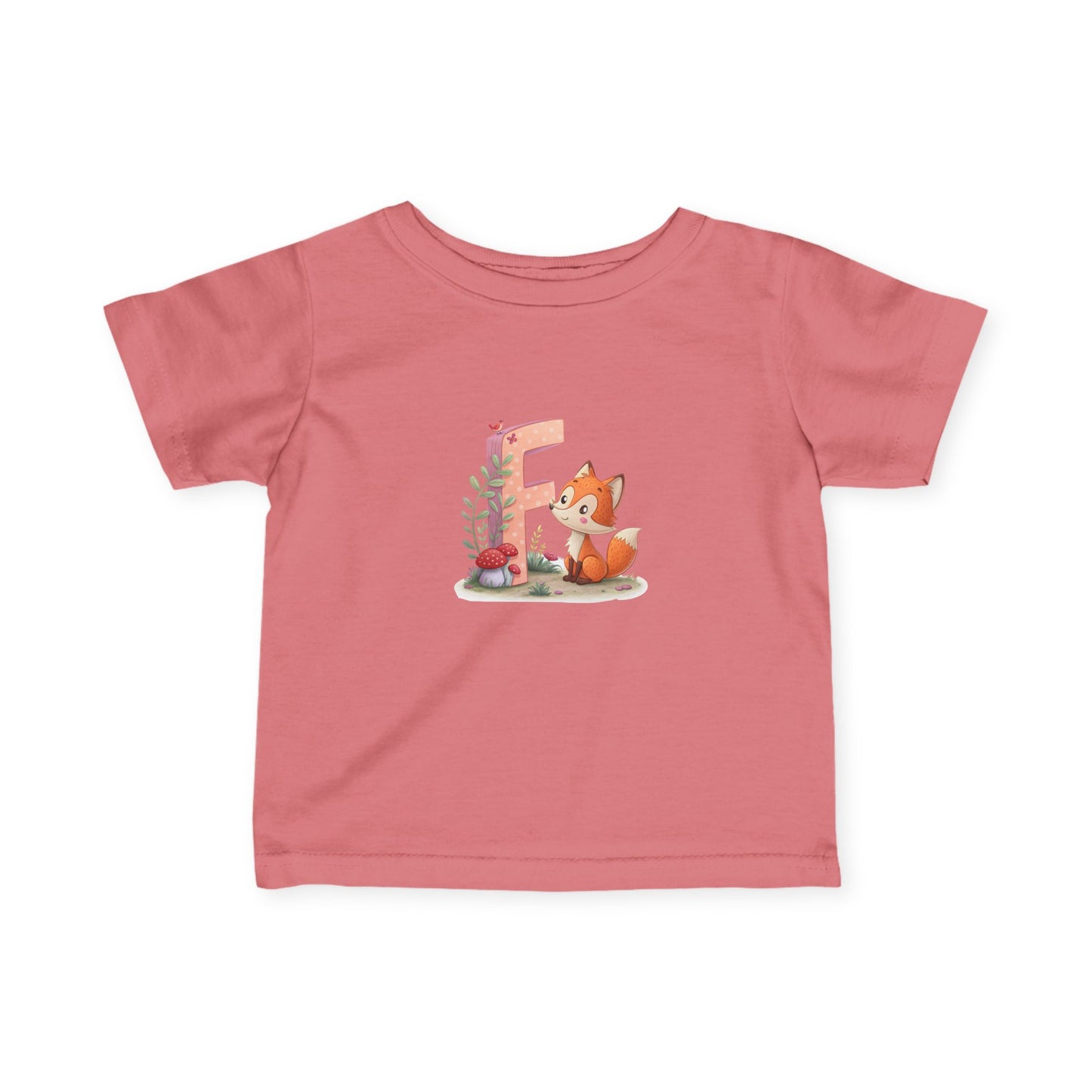 Whimsical Fox Infant Tee, Cute Kids Shirt, Personalized Baby Clothing, Baby Shower Gift, Eco-Friendly Toddler Tee