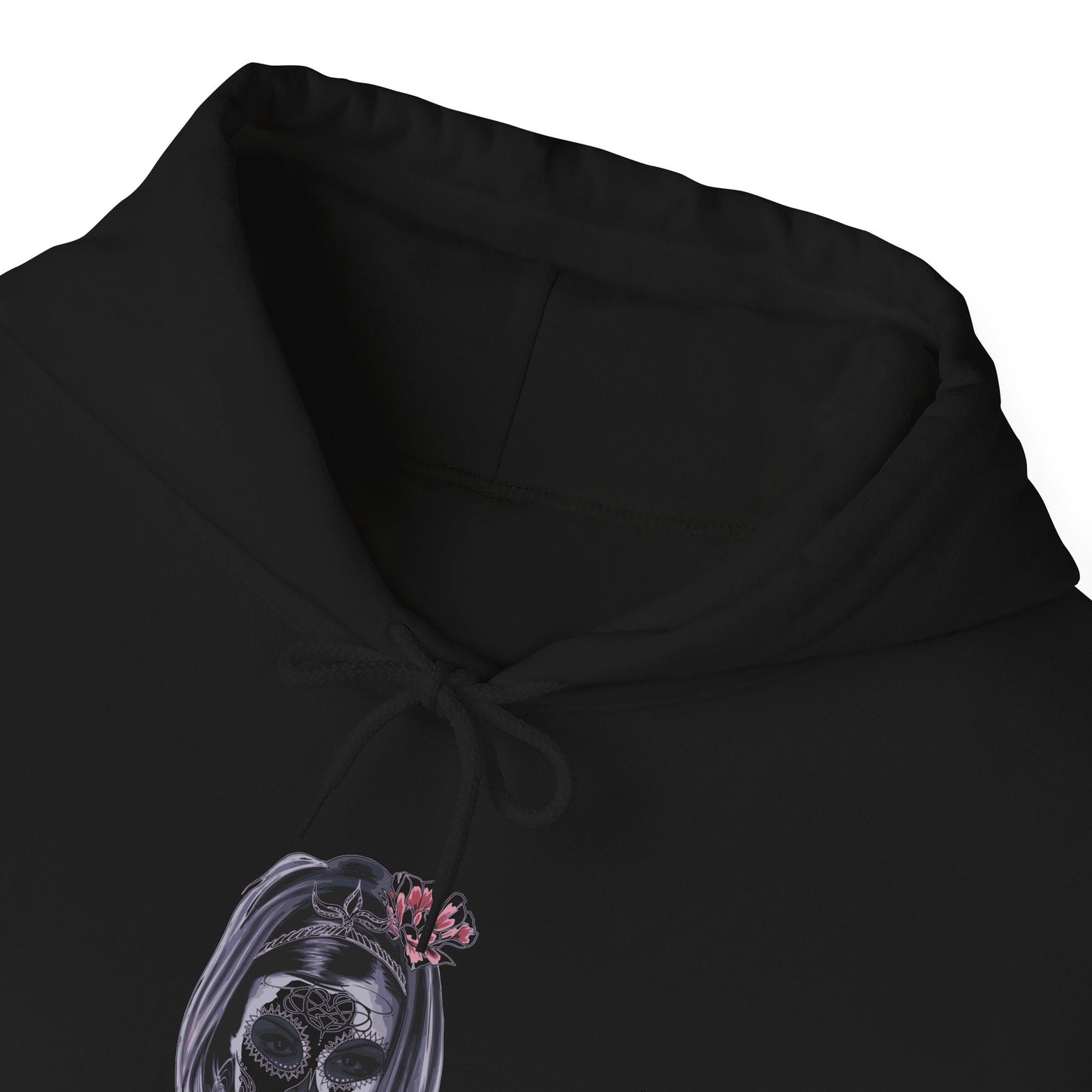 Day of the Dead Hoodie | Unisex Heavy Blend Sweatshirt, Skull Art, Mexican Holiday Apparel, Halloween Costume, Festival Gear