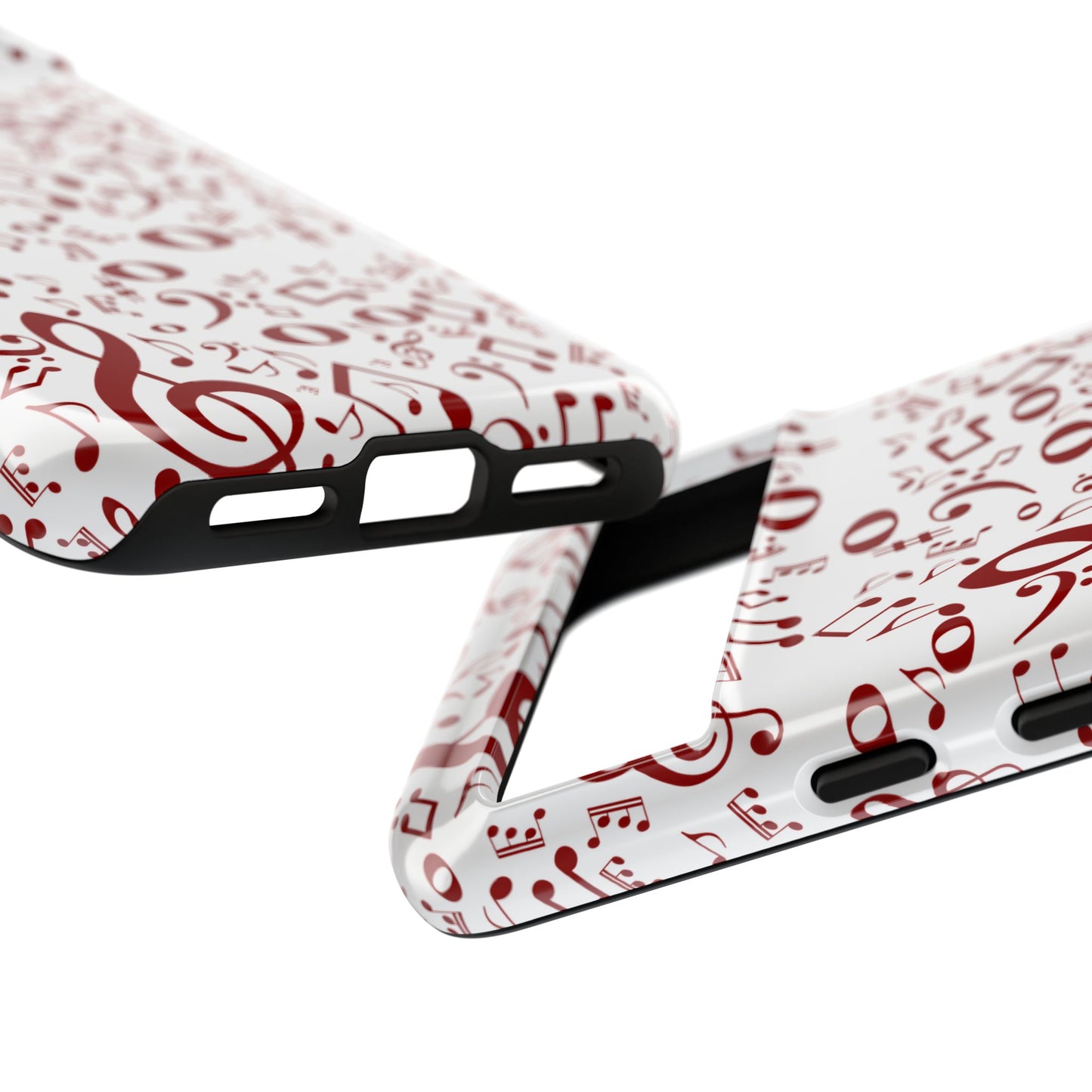 Musical Note Phone Case, Tough iPhone Cover, Gift for Musicians, Customizable, Music Lover's Accessory, Durable Phone Protection