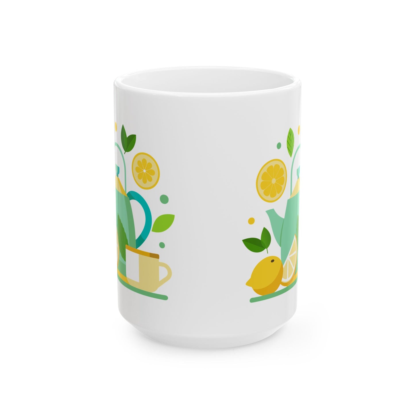 Lemonade-Themed Ceramic Mug | Refreshing Drink Lover's Gift | Summer Vibe Coffee Cup | Ideal for Tea Parties, Birthdays, Home Decor