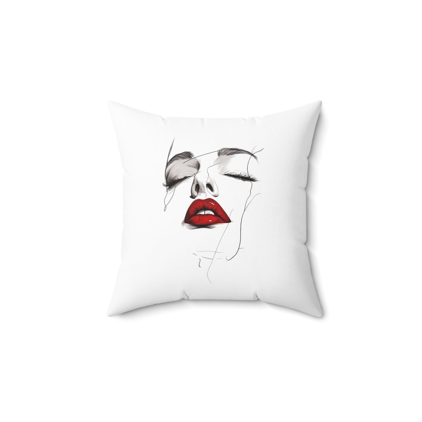 Chic Art Pillow, Stylish Home Decor, Modern Throw Cushion, Fashion-Inspired Accent Pillow, Gift for Art Lovers