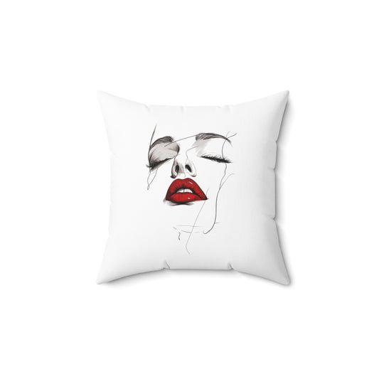 Chic Art Pillow, Stylish Home Decor, Modern Throw Cushion, Fashion-Inspired Accent Pillow, Gift for Art Lovers