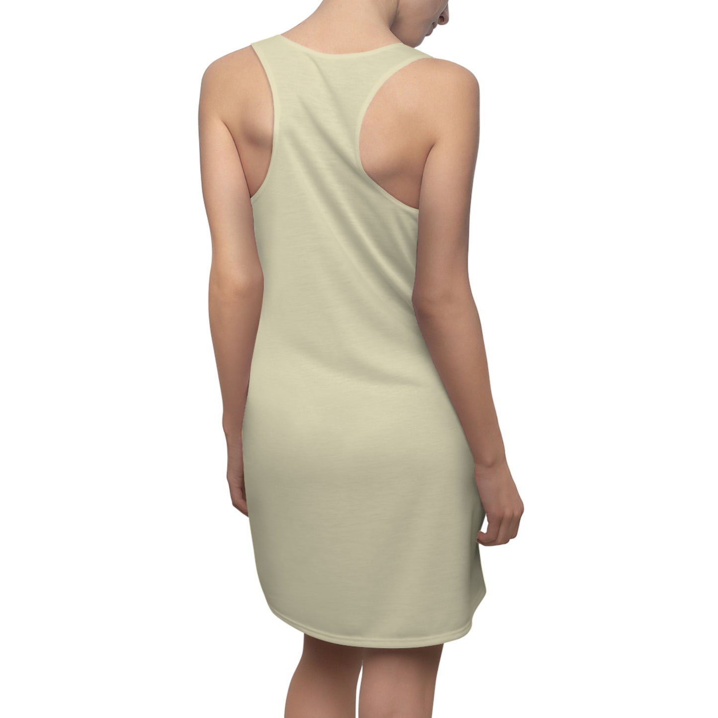 Nature-Inspired Women's Racerback Dress, Lightweight Summer Dress, Casual Outing Dress, Eco-Friendly Fashion, Gifts for Nature Lovers