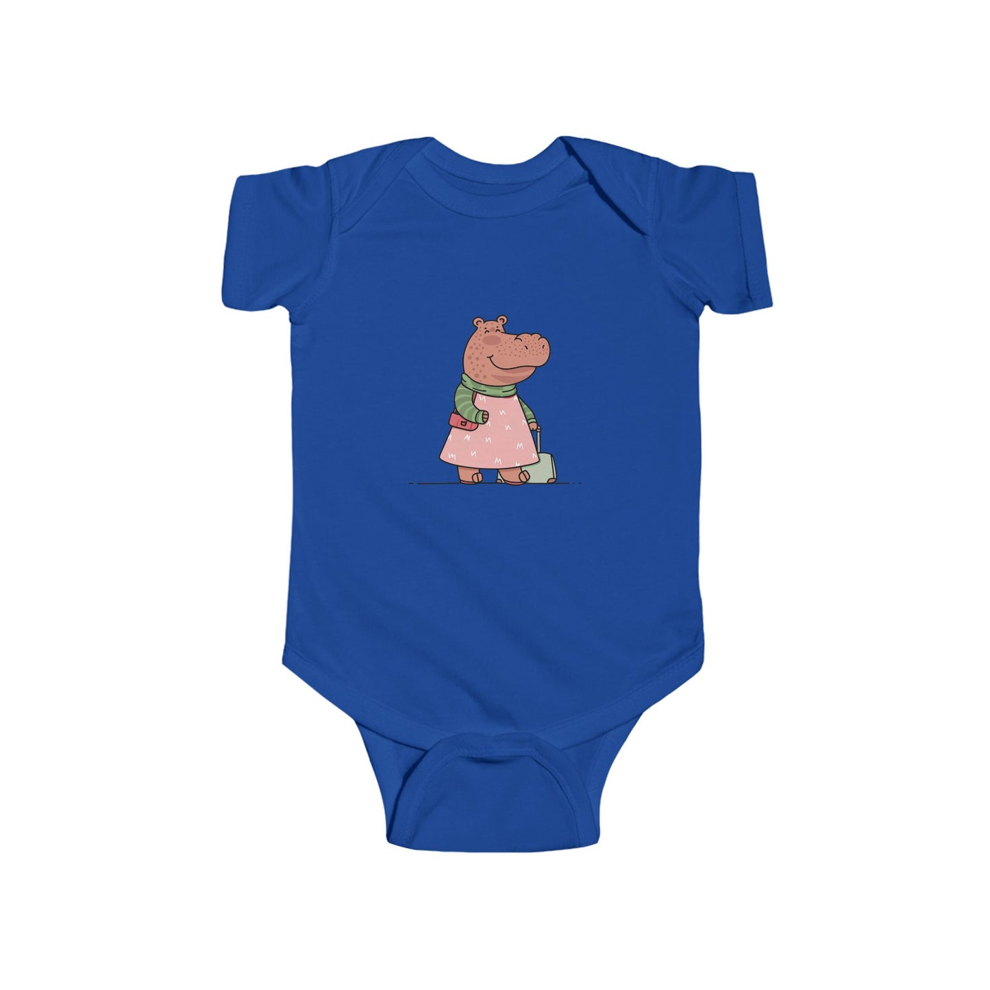 Cute Hippo Infant Bodysuit, Baby Tees, Newborn Outfit, Funny Baby Clothes, Gift for New Parents, Baby Shower Present