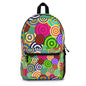 Colorful Patterned Backpack for School, Travel, Art Lovers, Gifts, Casual Outings, Vibrant Style