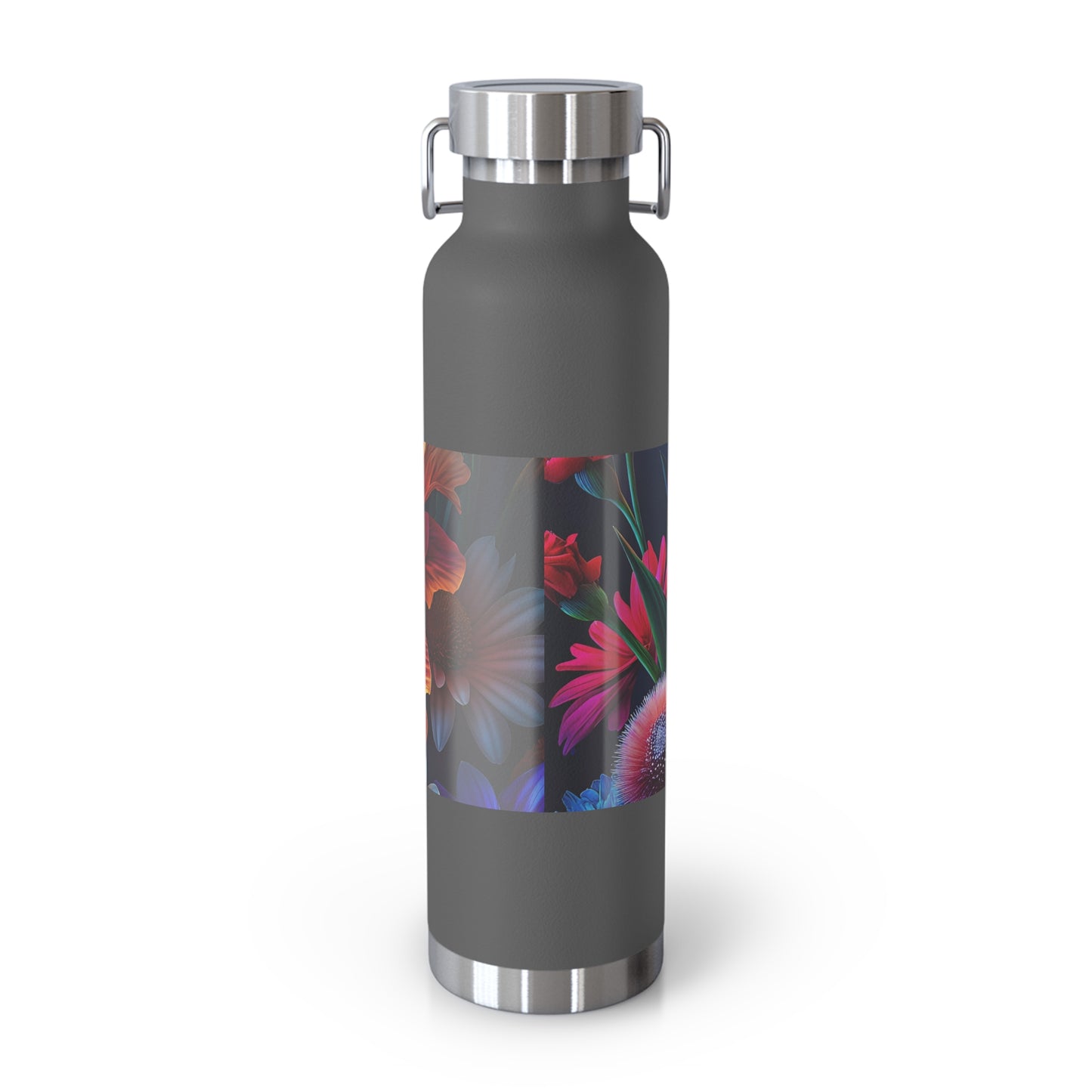 Astrological Copper Insulated Bottle, Cosmic Travel Mug, Horoscope Water Bottle, Starry Flask, Unique Gift for Astrology Lovers