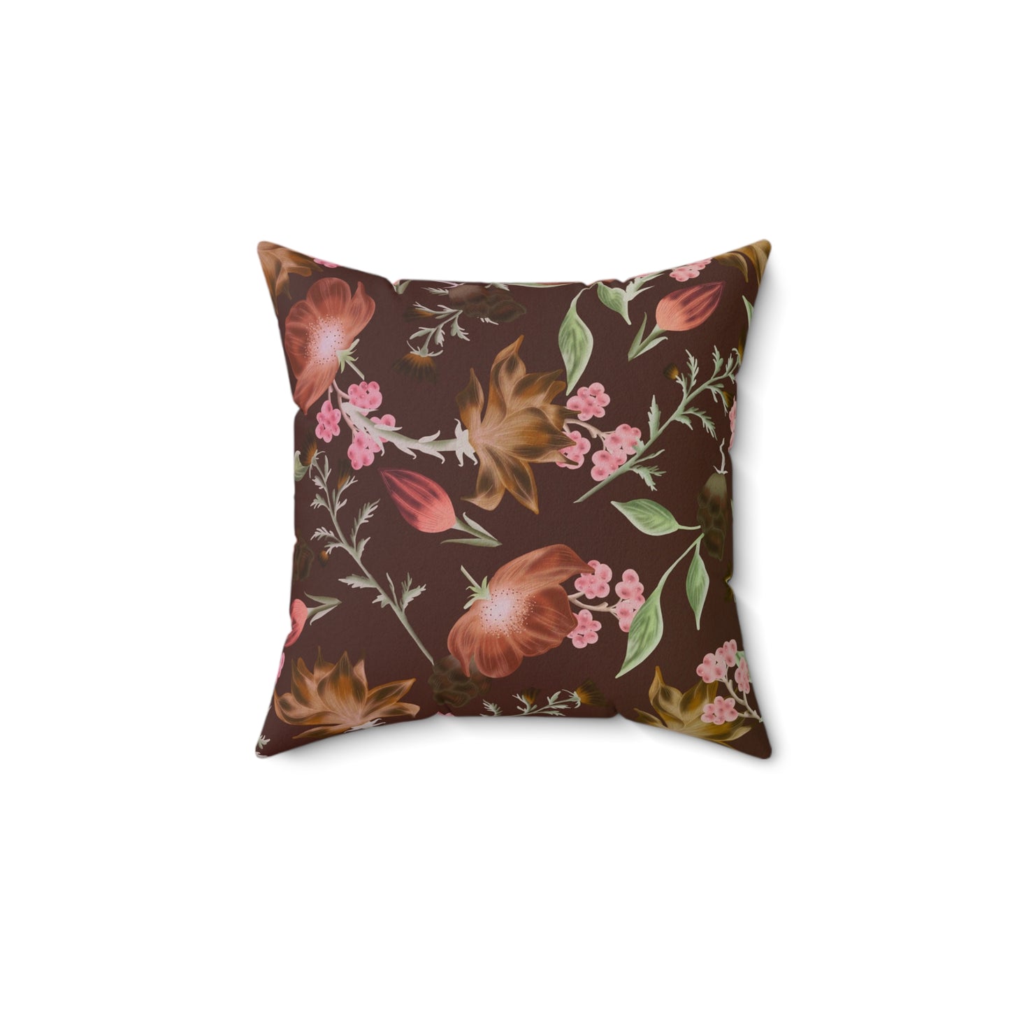 Bohemian Floral Pillow, Cozy Home Decor, Cushion for Living Room, Cute Gift for Friends, Decorative Throw Pillow, Boho Style