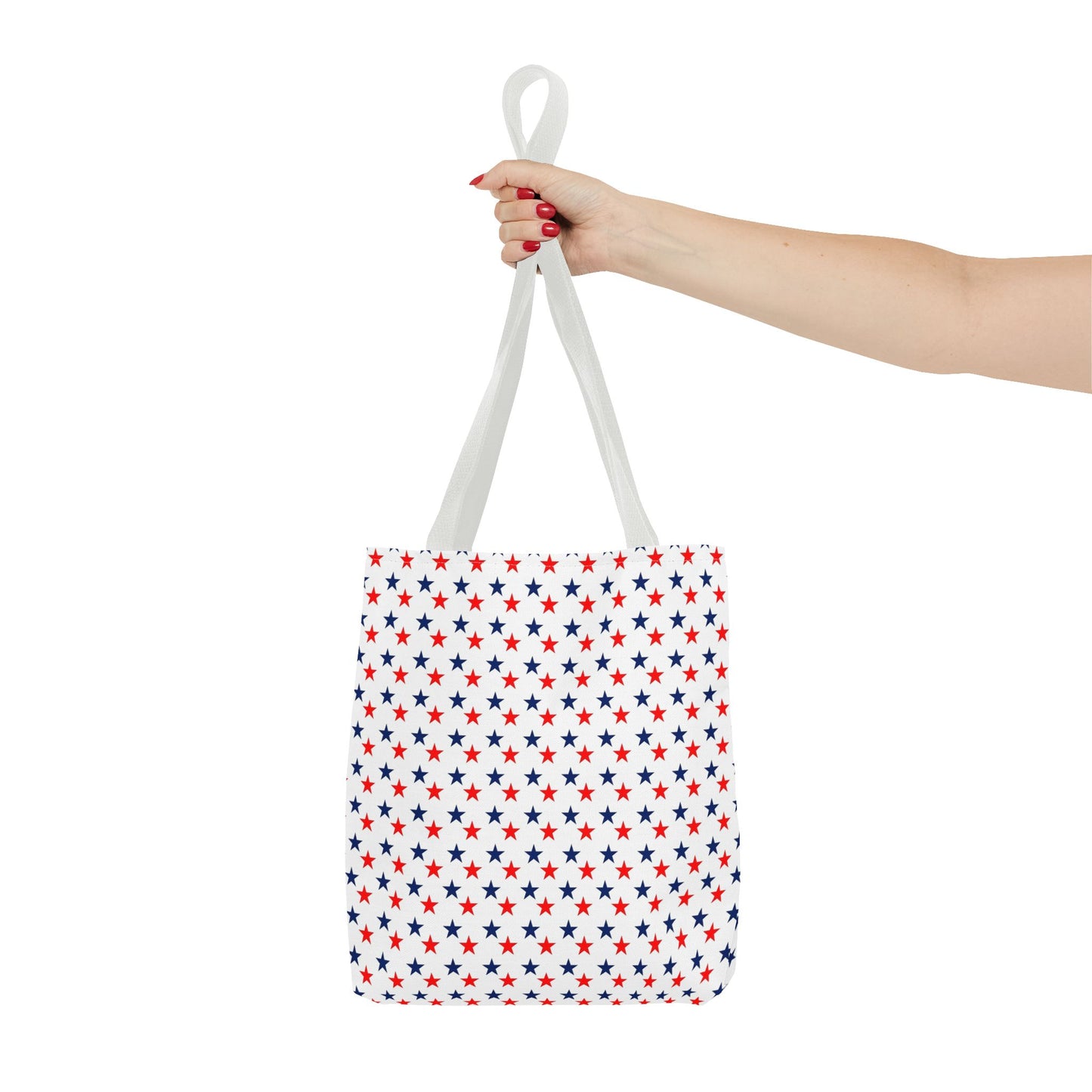 Tote Bag stars red white and blue