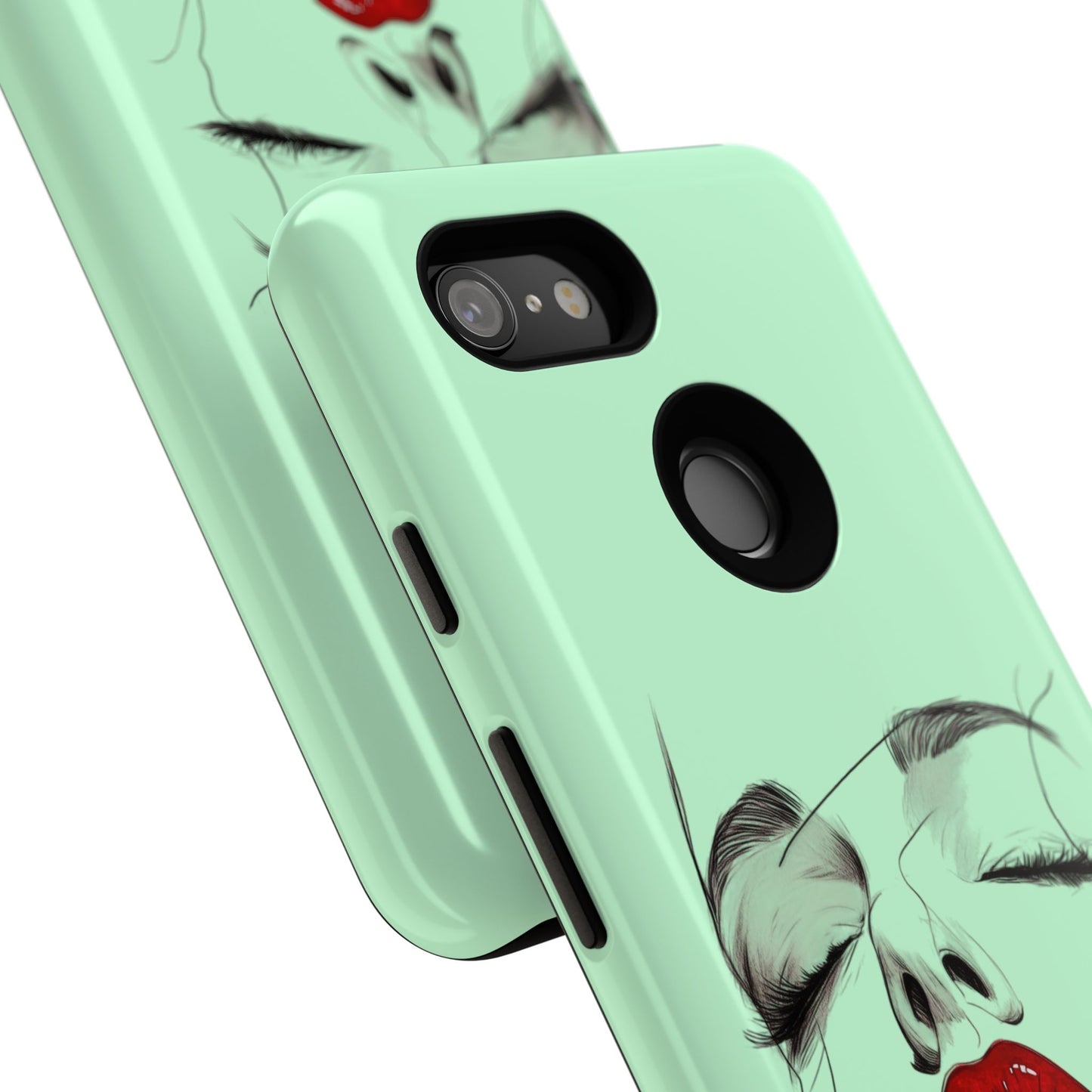Stylish Phone Case, Artistic Phone Cover, Trendy Tech Accessory, Unique Cell Phone Protector, Gift for Her, Modern Aesthetic