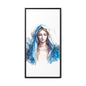 Framed Canvas Art Print, Spiritual Decor, Religious Artwork, Wall Decor, Gift for Faith, Elegant Home Decoration