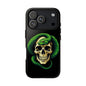 Skull & Snake Phone Case | Tough Cases, Protective Cover, Edgy Phone Accessories, Gothic Gift, Halloween Decor