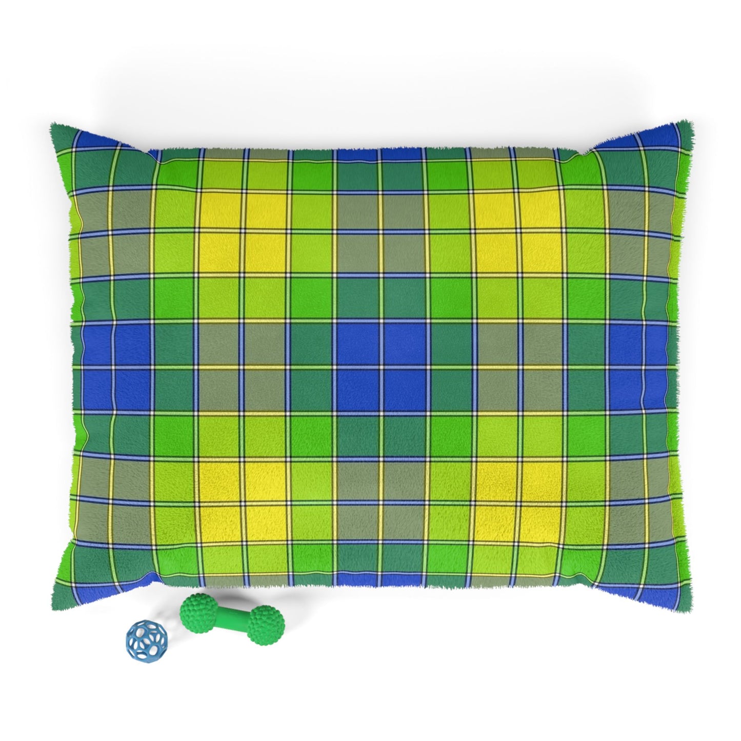 Cozy Plaid Pet Bed - Comfortable Dog Bed, Cat Cushion, Pet Lounge, Gift for Pets, Home Decor