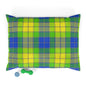 Cozy Plaid Pet Bed - Comfortable Dog Bed, Cat Cushion, Pet Lounge, Gift for Pets, Home Decor