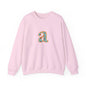 Personalized Initial Sweatshirt, Cozy Unisex Crewneck, Custom Gift for Her, Monogrammed Apparel, Perfect for Birthdays and Holidays