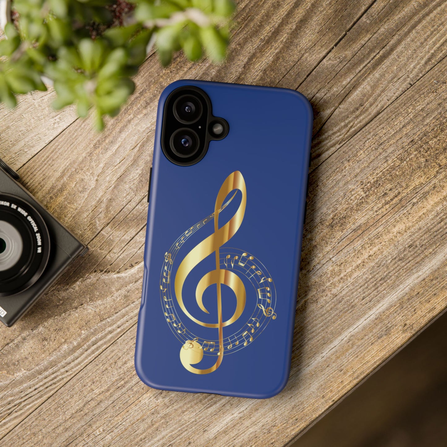 Tough Cases Blue and Gold Musical Note