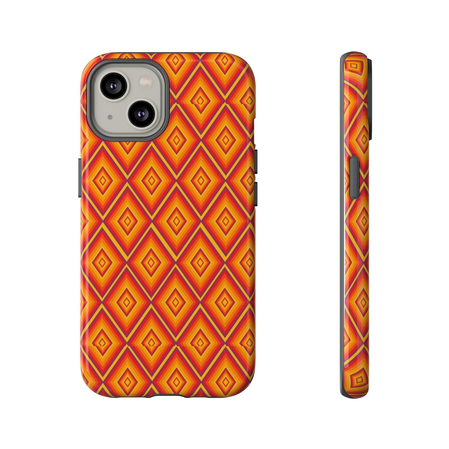 Geometric Phone Case, Tough Cases for Protection, Stylish Smartphone Cover, Vibrant Patterned Phone Accessory, Unique Gift Idea, [...]