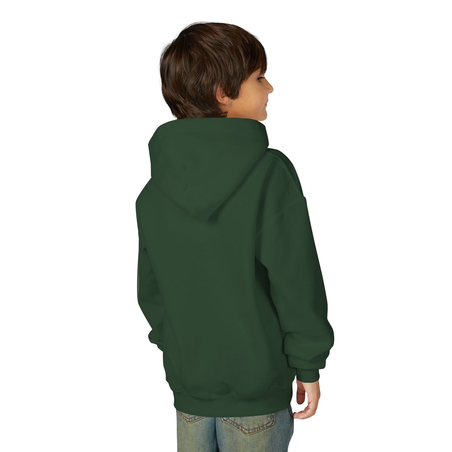 Cute Anime Girl & Puppy Youth Hoodie — Kawaii Kids Pullover for Anime Fans