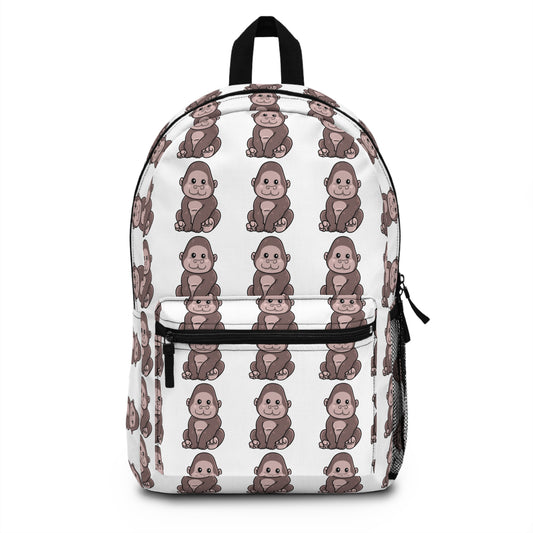 Cute Gorilla Backpack - Adorable Bag for Kids  Adults