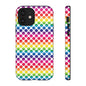 Rainbow Dot Phone Case, Colorful Phone Cover, Fun Phone Accessory, Gift for Friends, Trendy Mobile Case