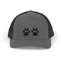 Paw Print Snapback Trucker Cap - Dog Lovers Hat, Pet Dad Gift, Adjustable Cap for Animal Lovers, Outdoor Activities, Casual Wear