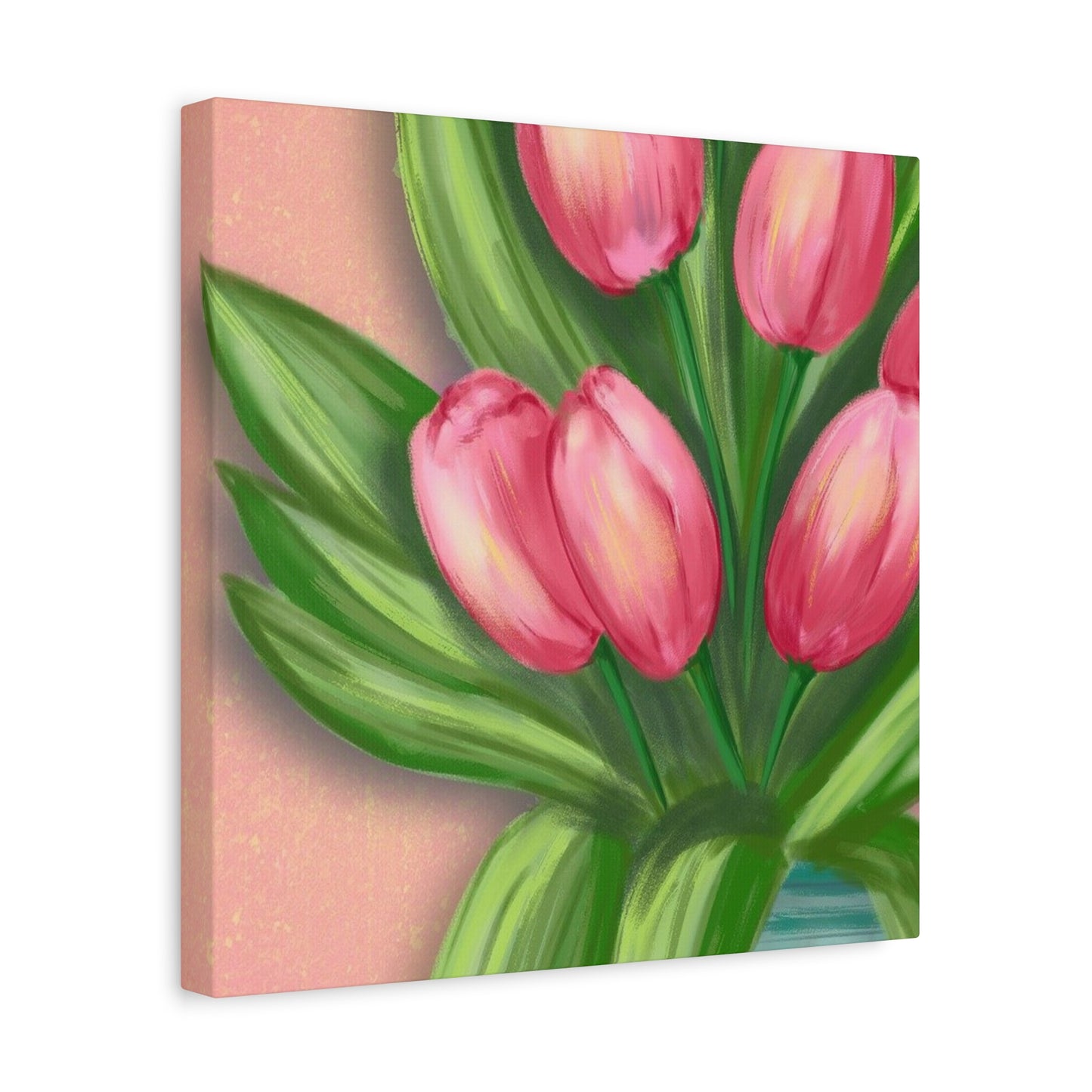 Matte Canvas, Stretched, 1.25" Tulips