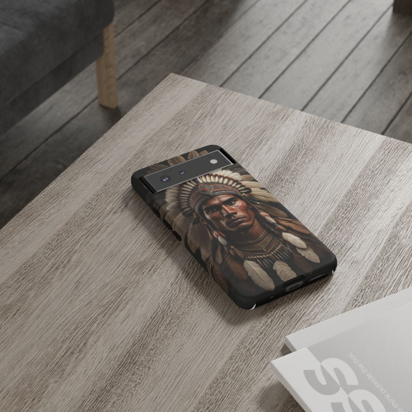 Native American Art Phone Case, Strong Culture Design, Unique Gift for Him or Her, Tough Cases, Customizable Protector, Tribal Style