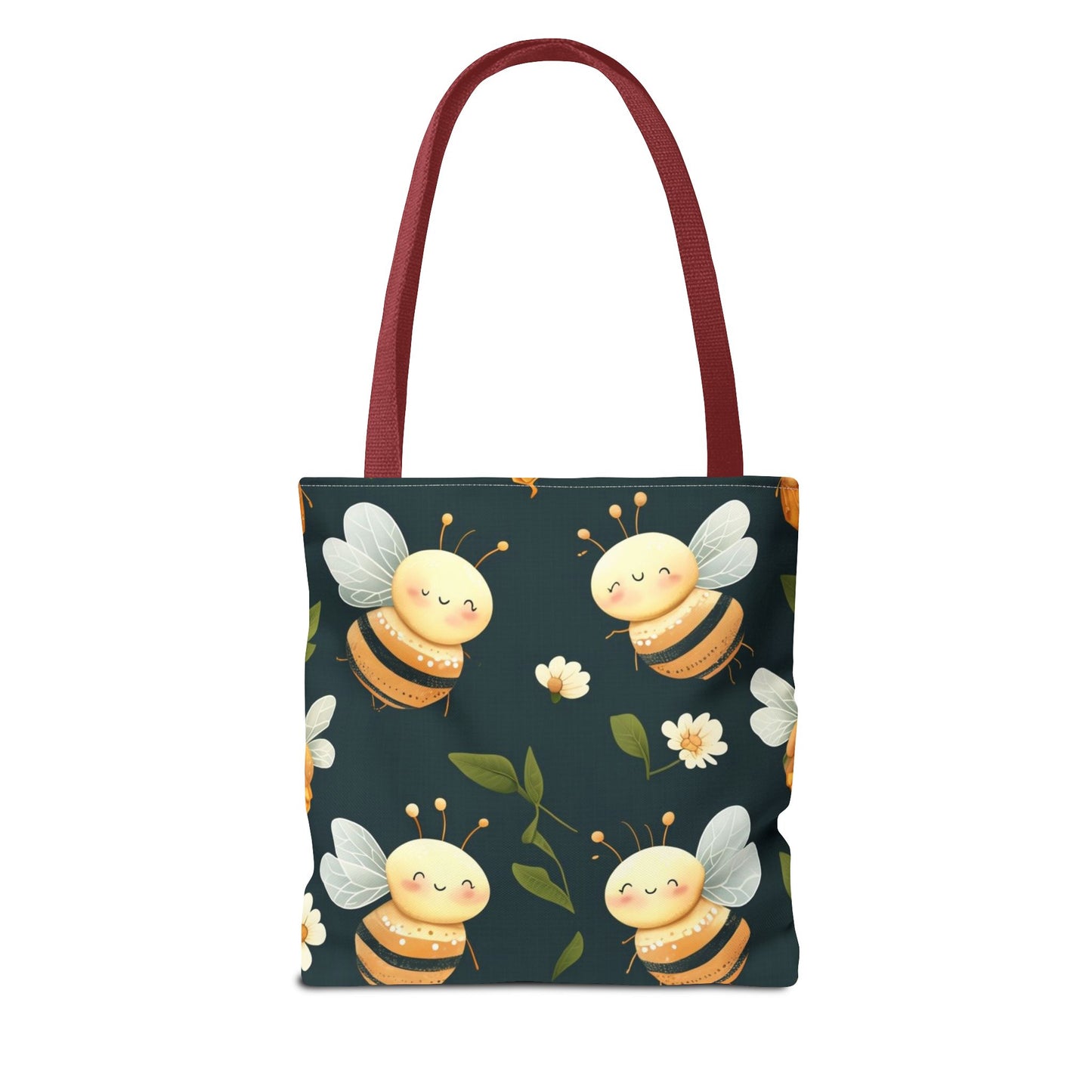 Cute Bee Tote Bag - Eco-Friendly Canvas Carryall for Gift Giving