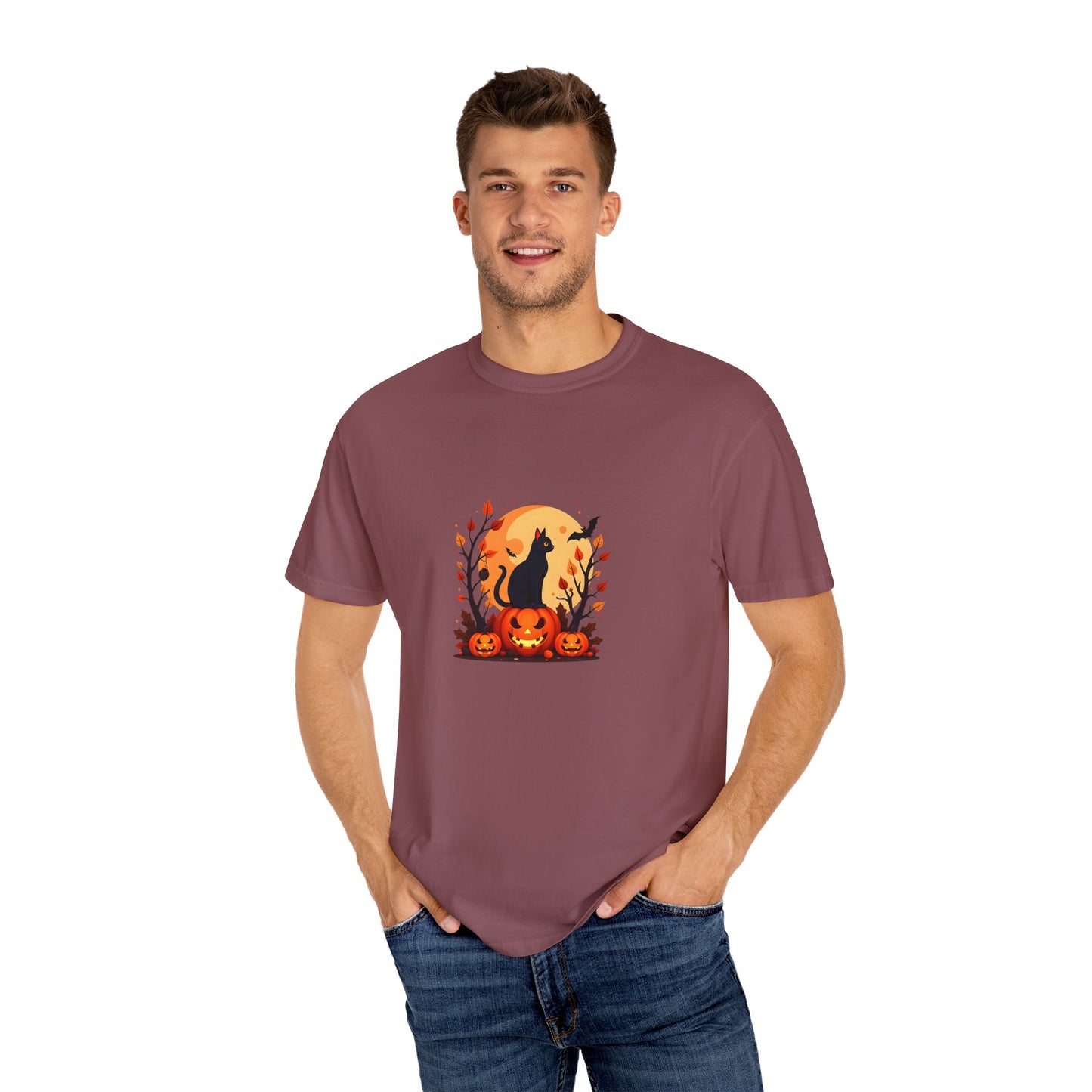 Unisex Garment-Dyed T-shirt - Halloween