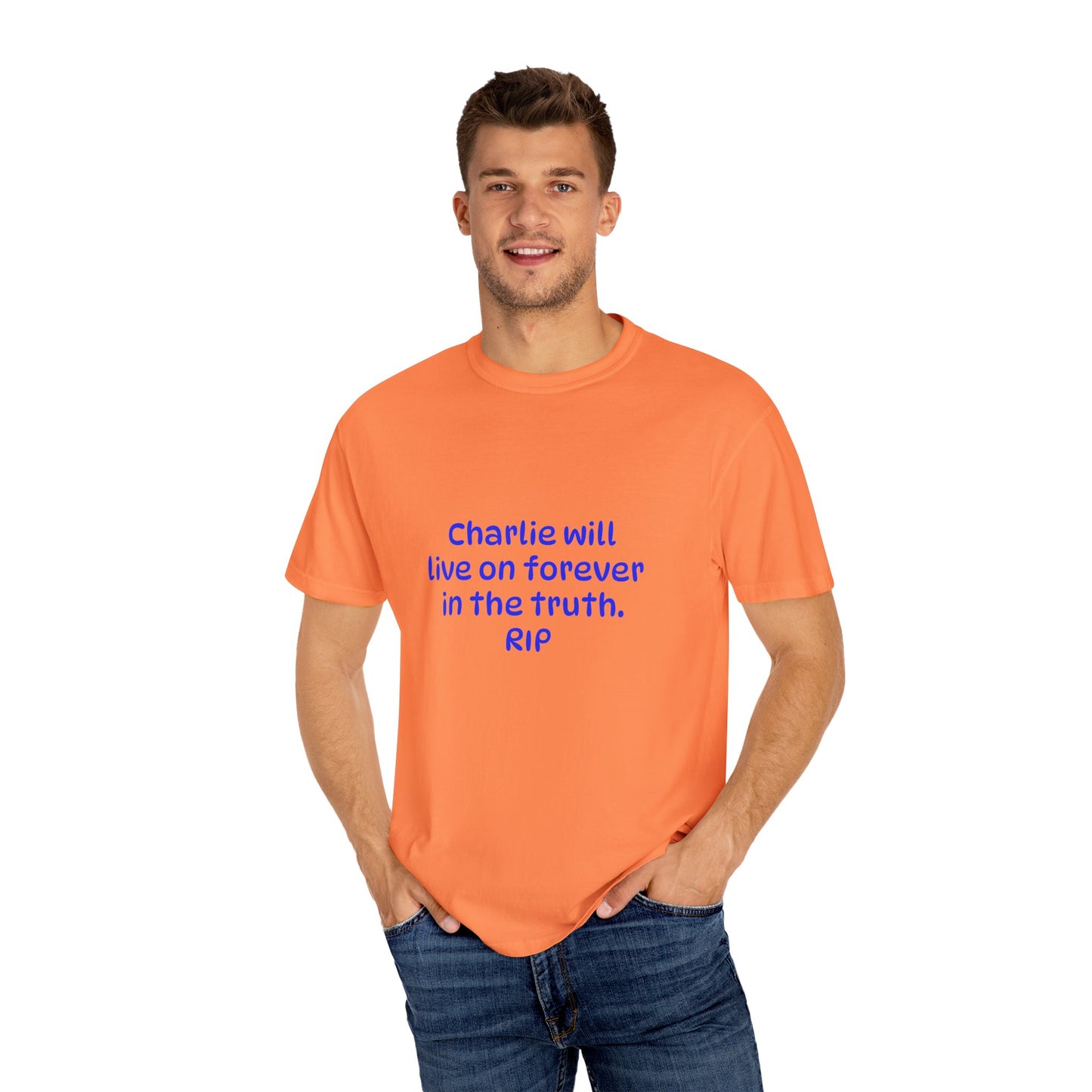 Inspirational Quote T-Shirt, Unisex Cotton Tee, Charlie Forever Shirt, Motivational Apparel, Gift for Friends, Casual Wear, Thoughtful [...]