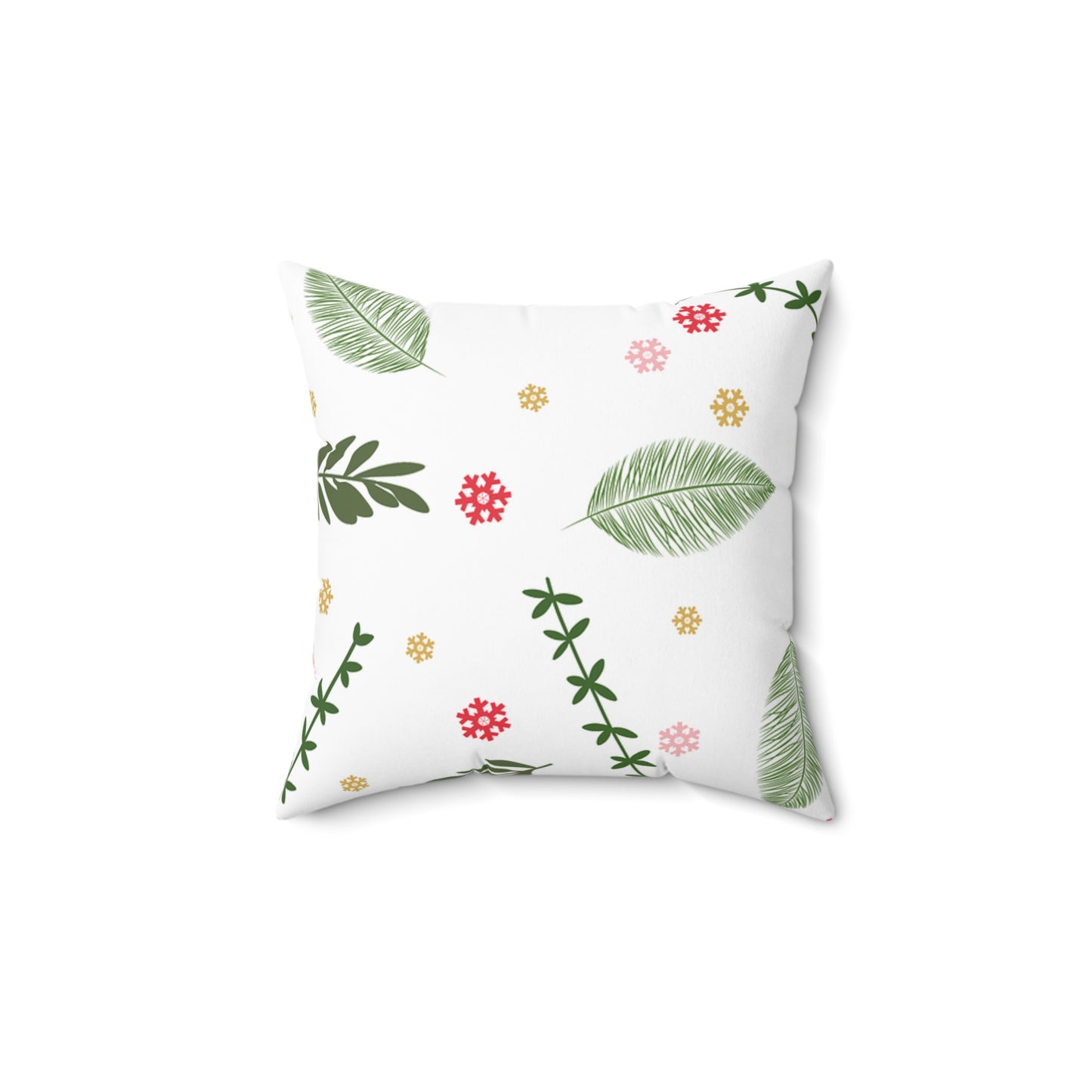 Botanical Floral Pillow, Cozy Home Decor, Green Leaf Cushion, Nature Inspired Gift, Spring Decor, Bedroom Accent