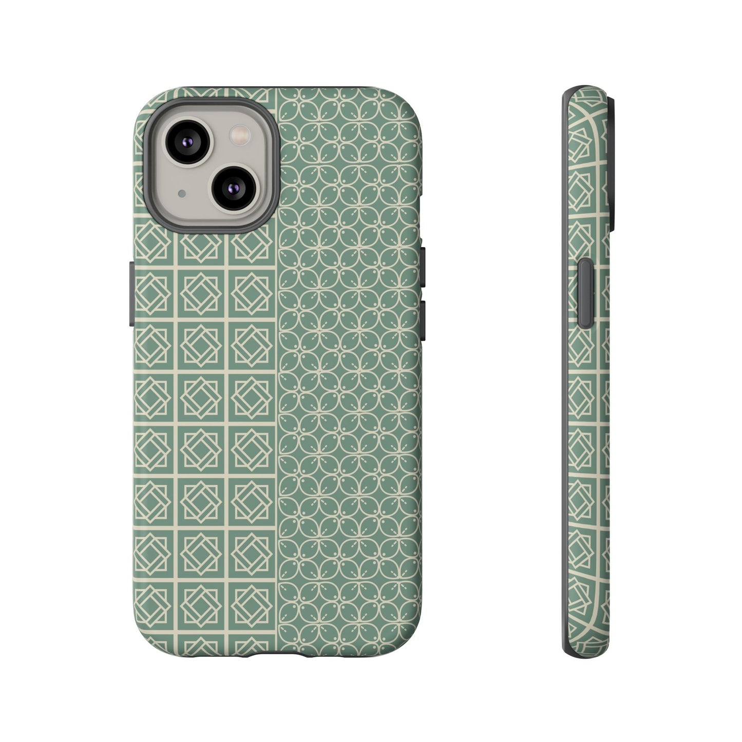 Stylish Phone Case with Geometric Patterns, Tough Cases, Durable Cell Phone Cover, Trendy Smartphone Accessory, Functional Gift Idea