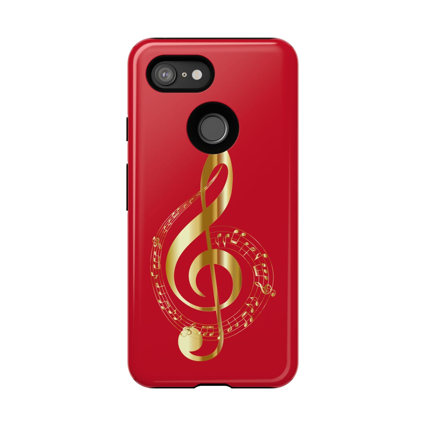 Tough Cases - Red Musical Note