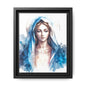 Framed Canvas Art Print, Spiritual Decor, Religious Artwork, Wall Decor, Gift for Faith, Elegant Home Decoration