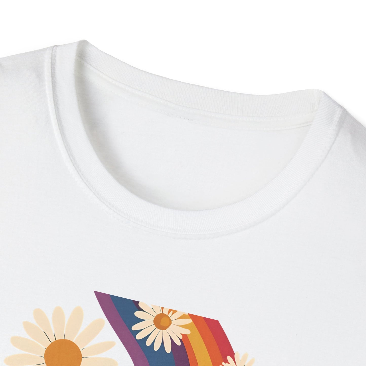 Good Vibes Unisex Softstyle T-Shirt, Retro Sunshine Tee, Positive Energy Shirt, Festival Apparel, Gift for Friends