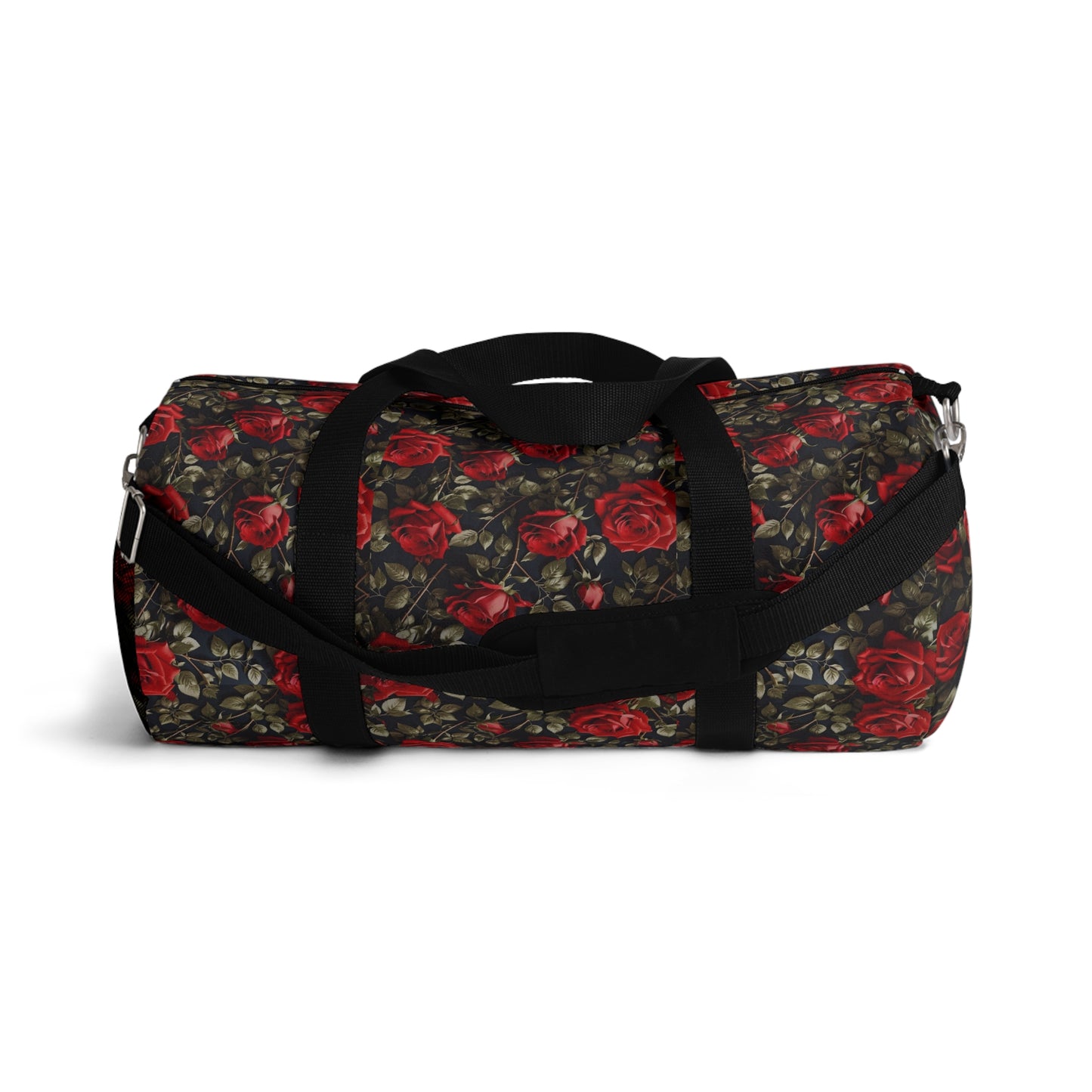 Romantic Floral Duffel Bag, Travel Bag, Gym Bag, Weekend Getaway Bag, Floral Print Luggage, Beautiful Rose Design