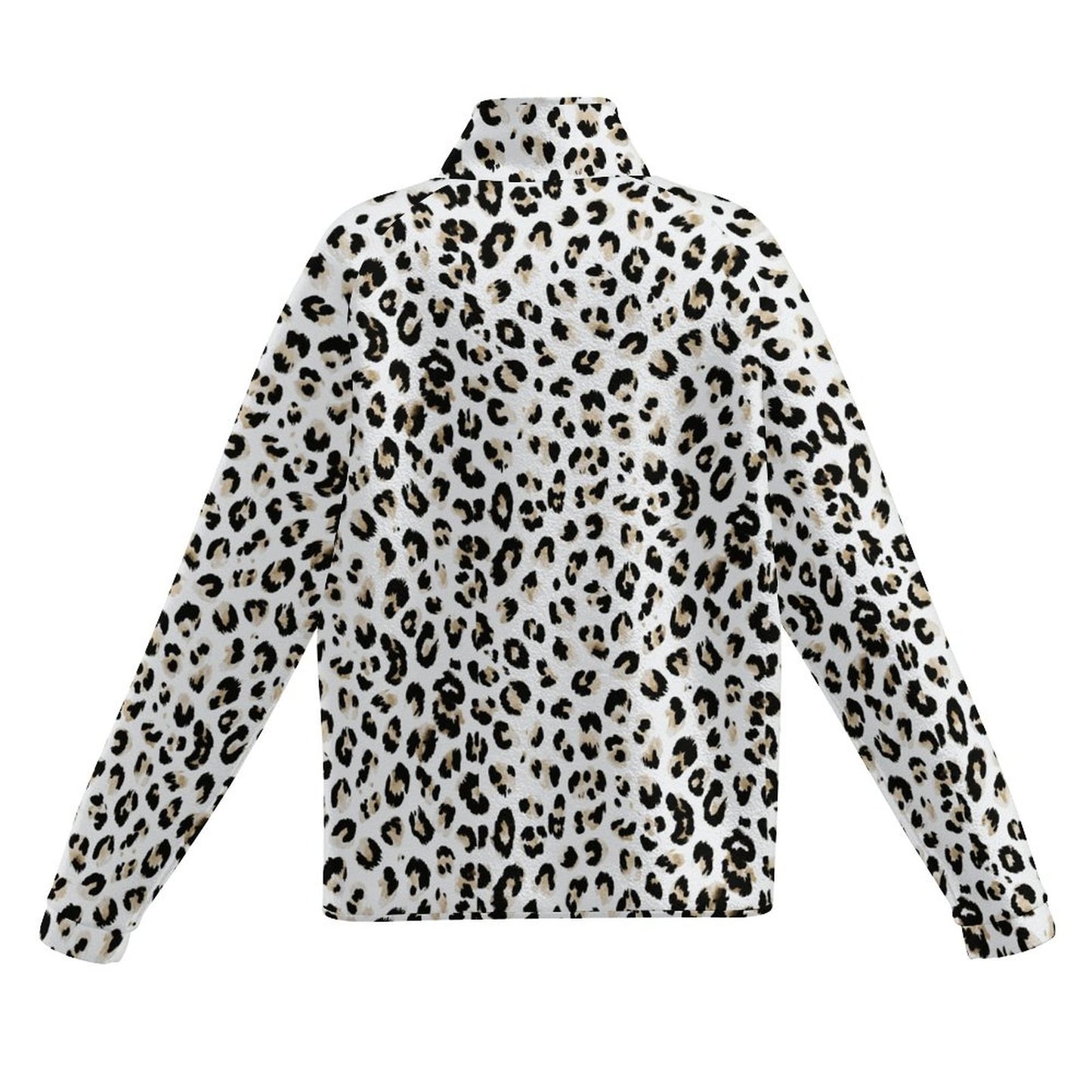 Stand-up Collar Fleece Casual Jacket