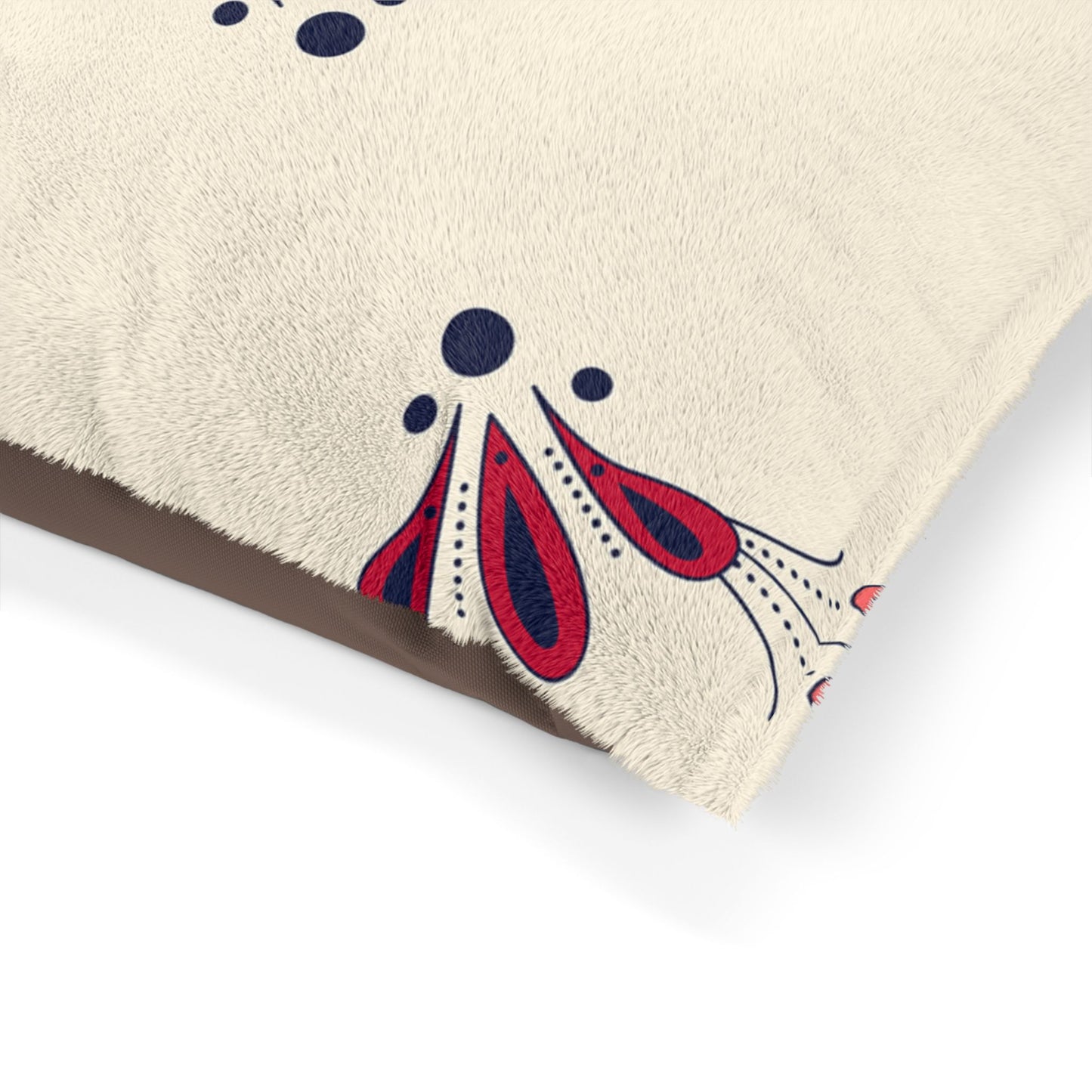 Cozy Floral Pet Bed, Stylish Dog Bed, Cat Bed, Soft Pet Cushion, Decorative Pet Decor