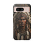 Native American Art Phone Case, Strong Culture Design, Unique Gift for Him or Her, Tough Cases, Customizable Protector, Tribal Style