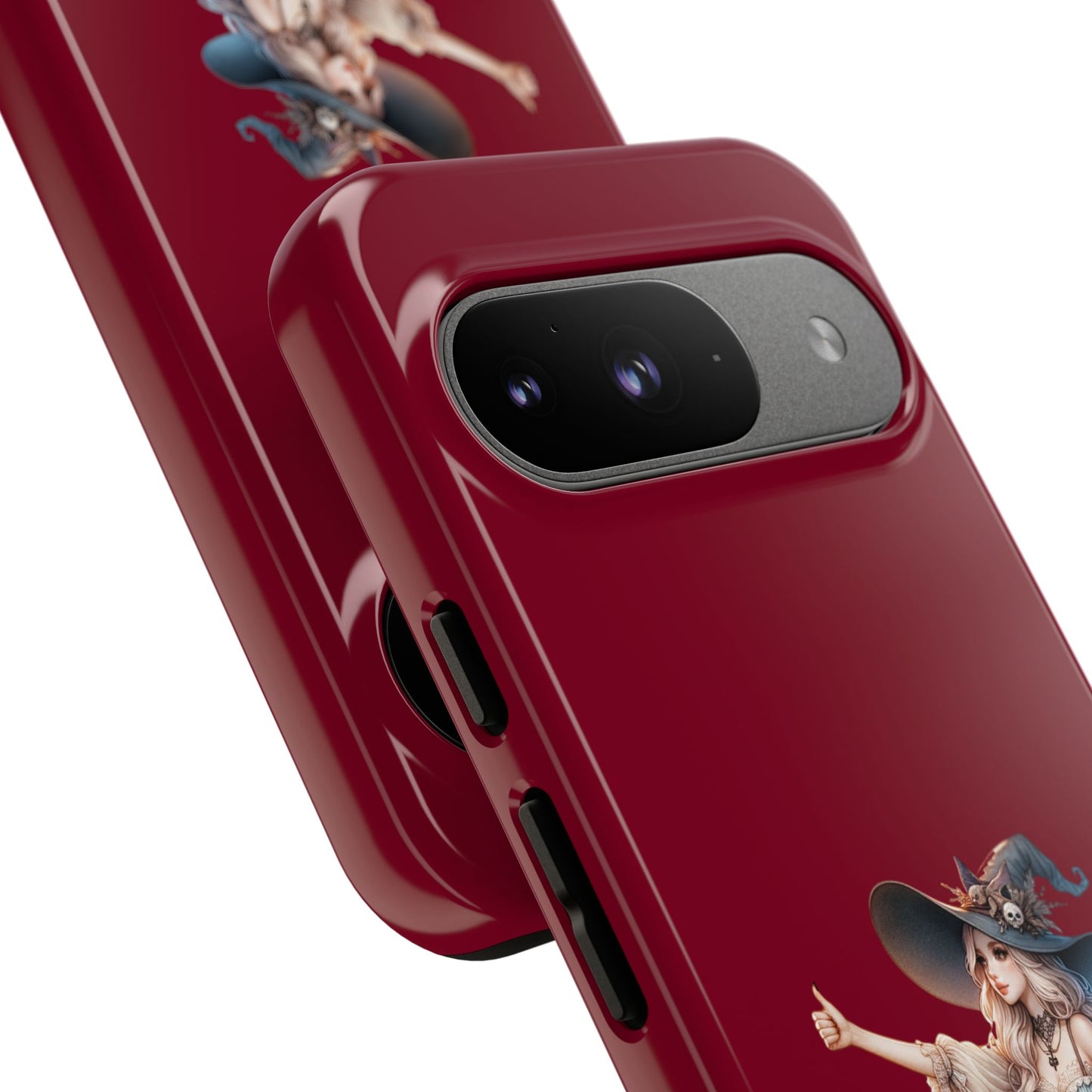 Witchy Phone Case - Magical, Durable - Halloween Gift, Cosplay Accessory, Cute Witch Design