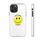 Happy Face Phone Case, Tough Cases, Don’t Worry, Be Happy, Cute Gift for Friends, Positive Vibes, Fun Mobile Accessories