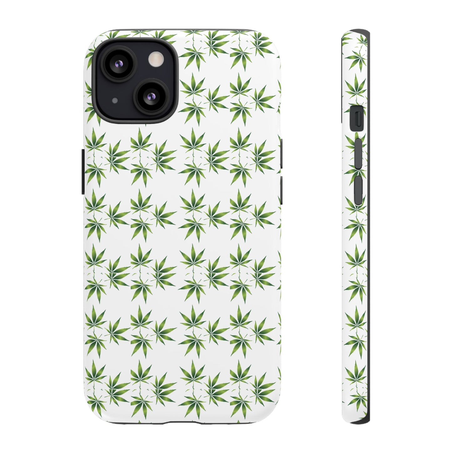 Stylish Phone Case with Cannabis Leaf Design, Durable Phone Cover, Gift for Stoner Friends, Unique Phone Accessory, Nature-Inspired Design